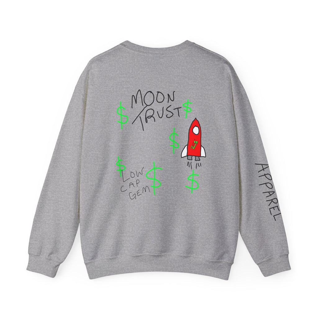 Crypto On Clarence Crewneck Sweatshirt — Crypt Apparel Design