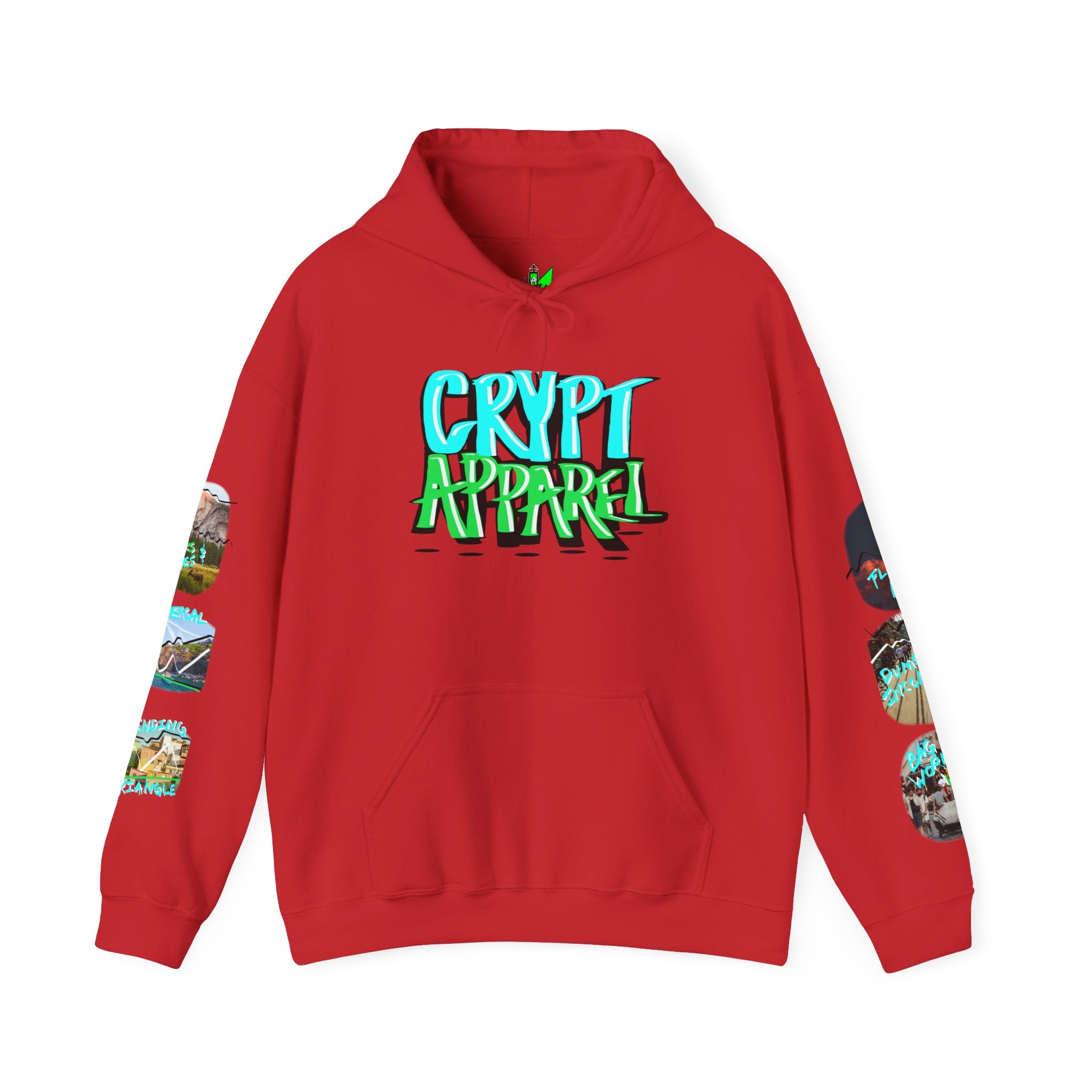 Natural Signals Crypto Trading Hoodie — 'Crypt Apparel' Graffiti Logo & 'Natural Signals'