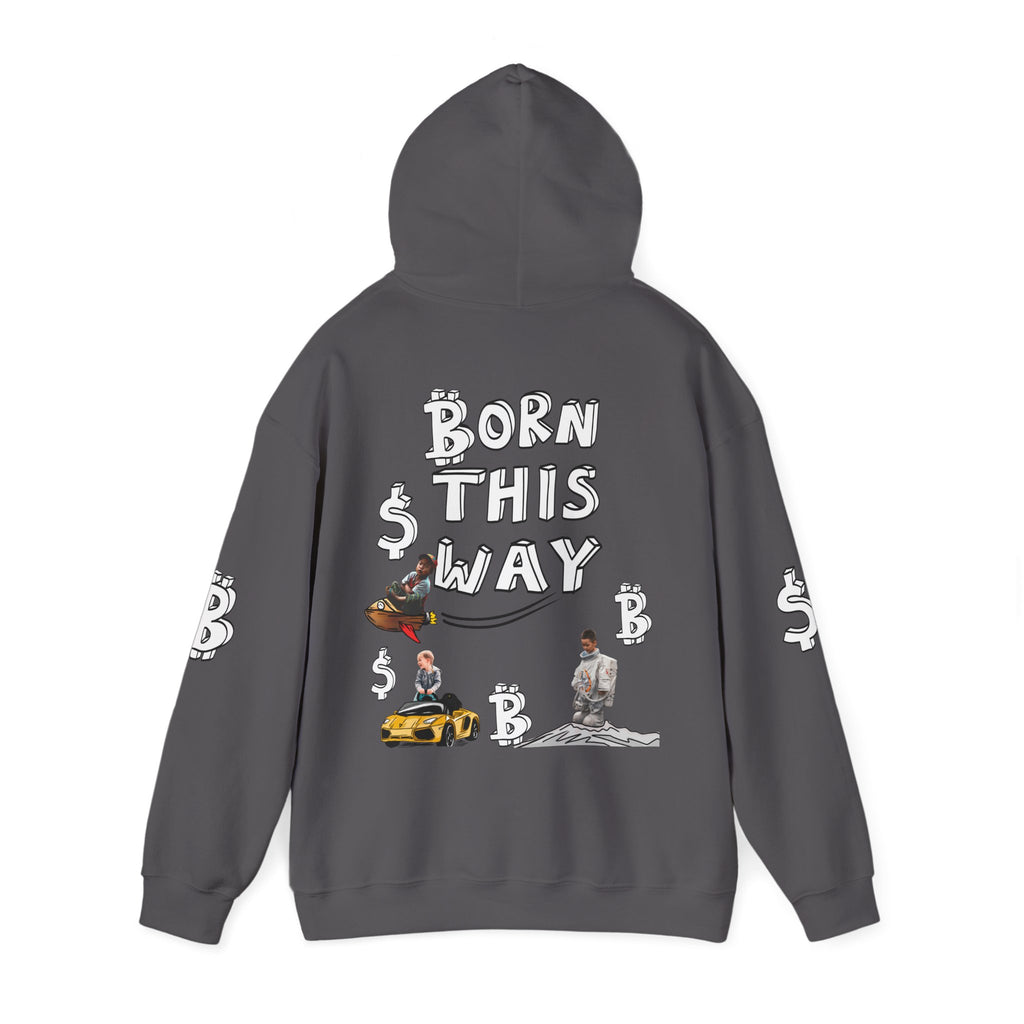 Born This Way Crypto hoodie | Crypt Apparel Bitcoin inspired sweatshirt