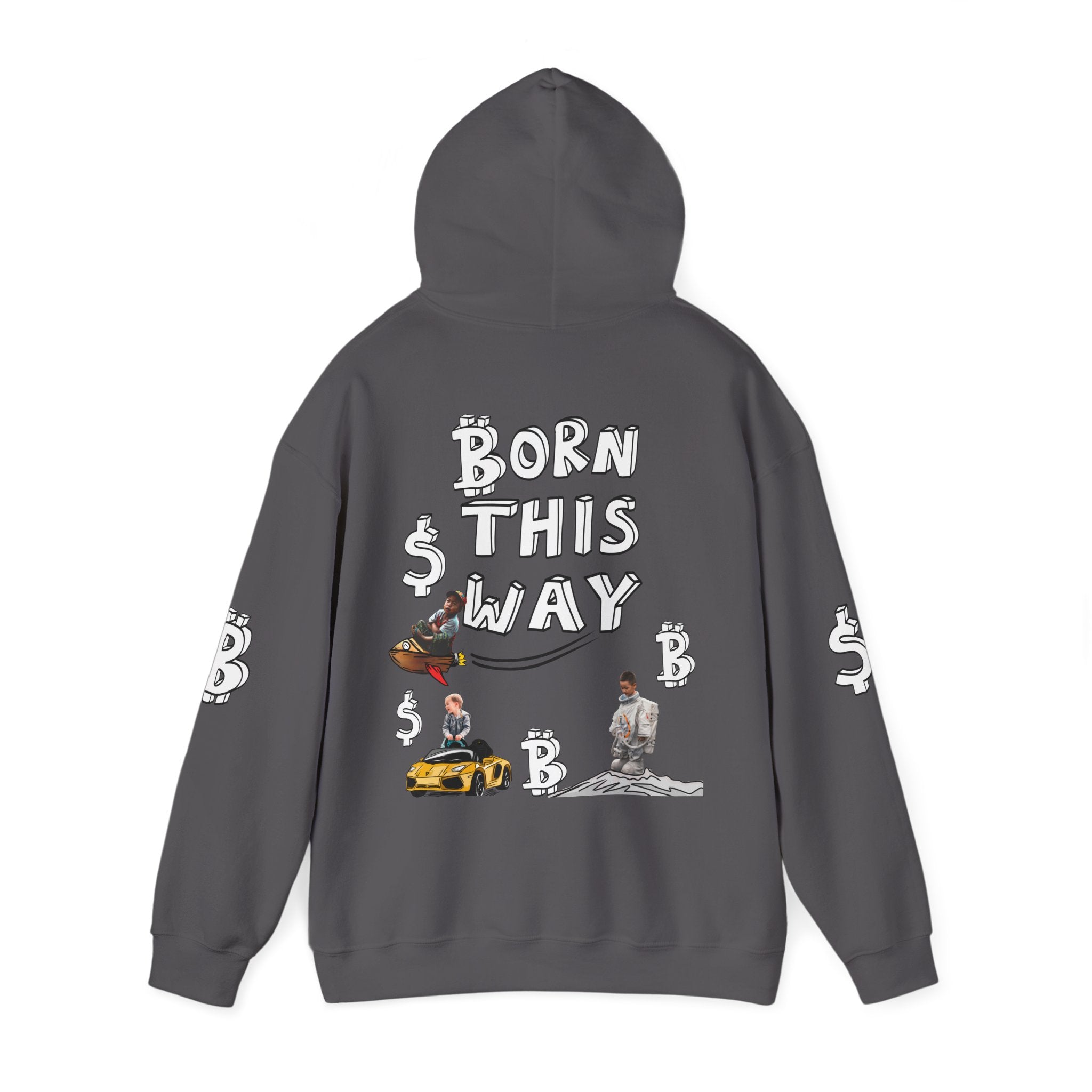 Born This Way Crypto hoodie | Crypt Apparel Bitcoin inspired sweatshirt