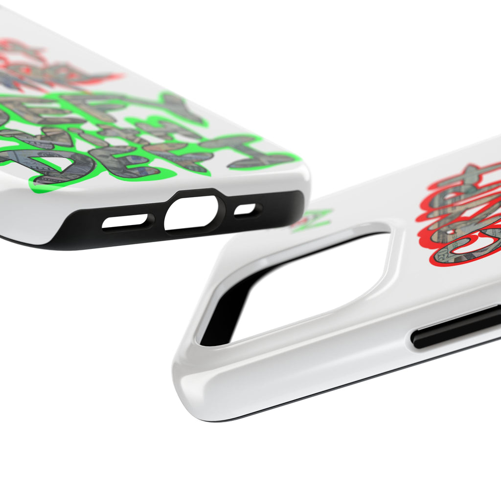 DEFY with DEFI Tough Phone Case — "Crypt Apparel: "Money" Graffiti Crypto Design
