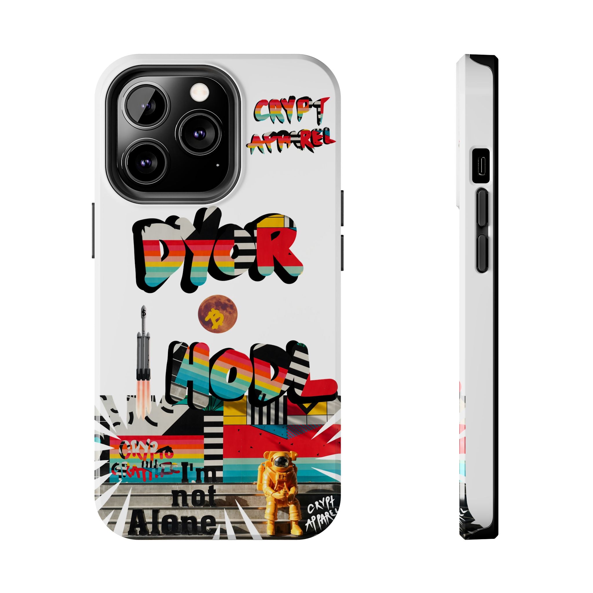 Urban Jungle Tough Phone Case — Crypt Apparel Collage Protective Cover