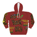 Burgundy Crypt Apparel Not Your Keys Hoodie for the crypto savvy trader.