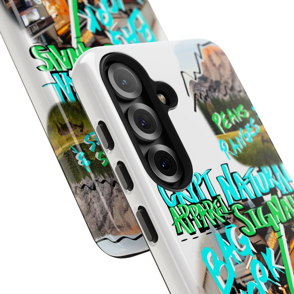 Natural Signals Tough Phone Case — Crypt Apparel Street Collage Design