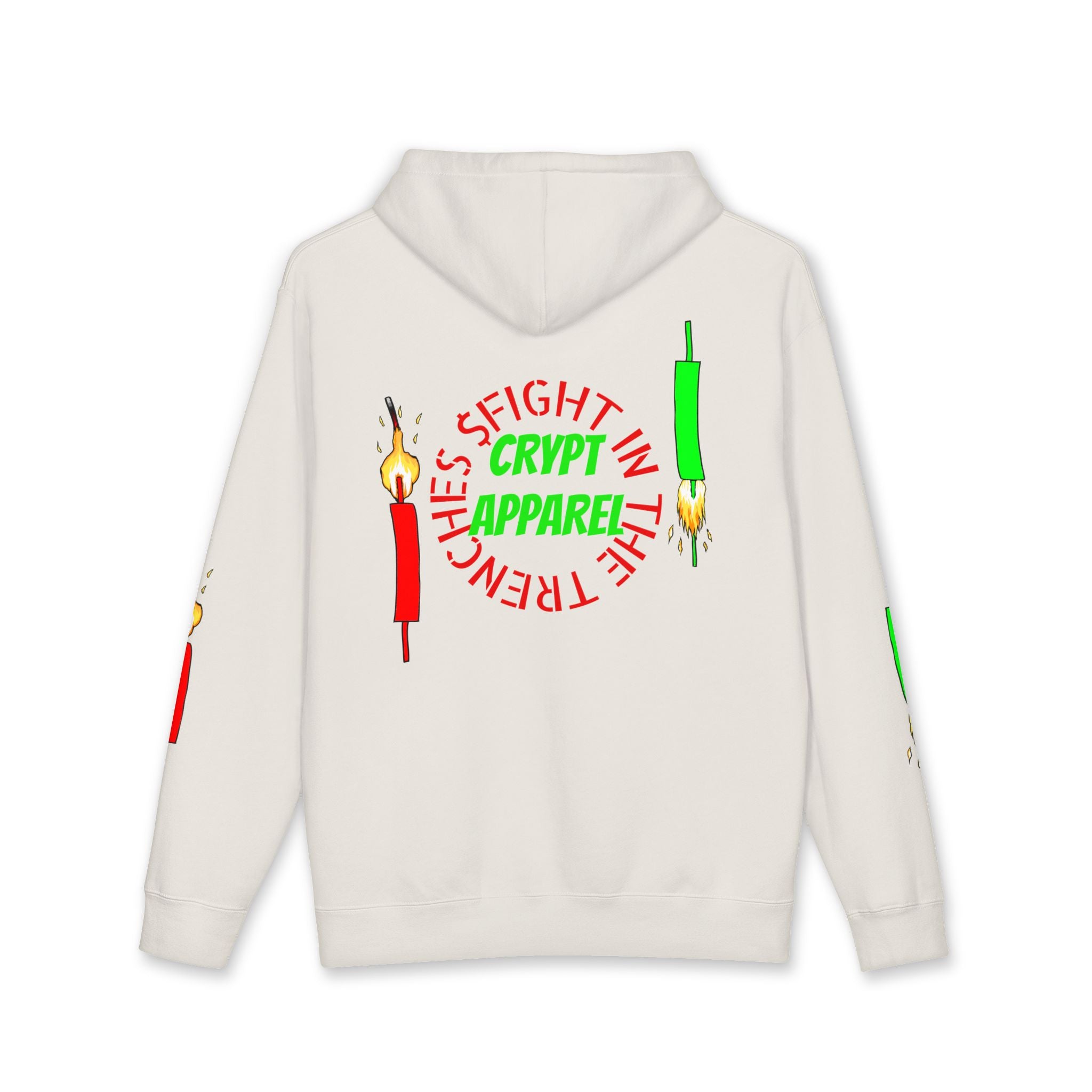 The Trenches Hoodie — 'Crypt Apparel' Graphic Hooded Sweatshirt