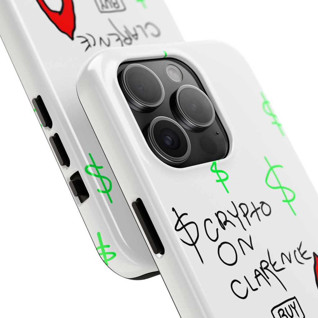 Crypto On Clarence Phone Case — Crypt Apparel Degen Design