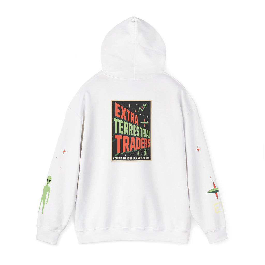 Extra Terrestrial Trader Crypto Hoodie — Crypt Apparel Graphic Sweatshirt