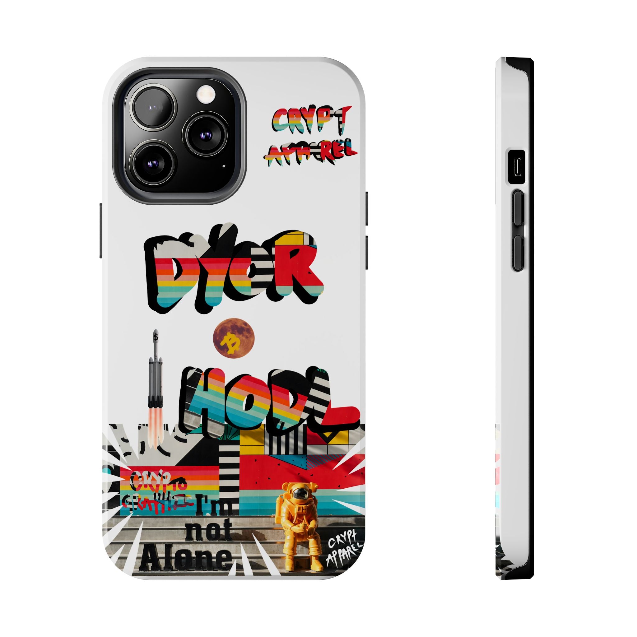 Urban Jungle Tough Phone Case — Crypt Apparel Collage Protective Cover
