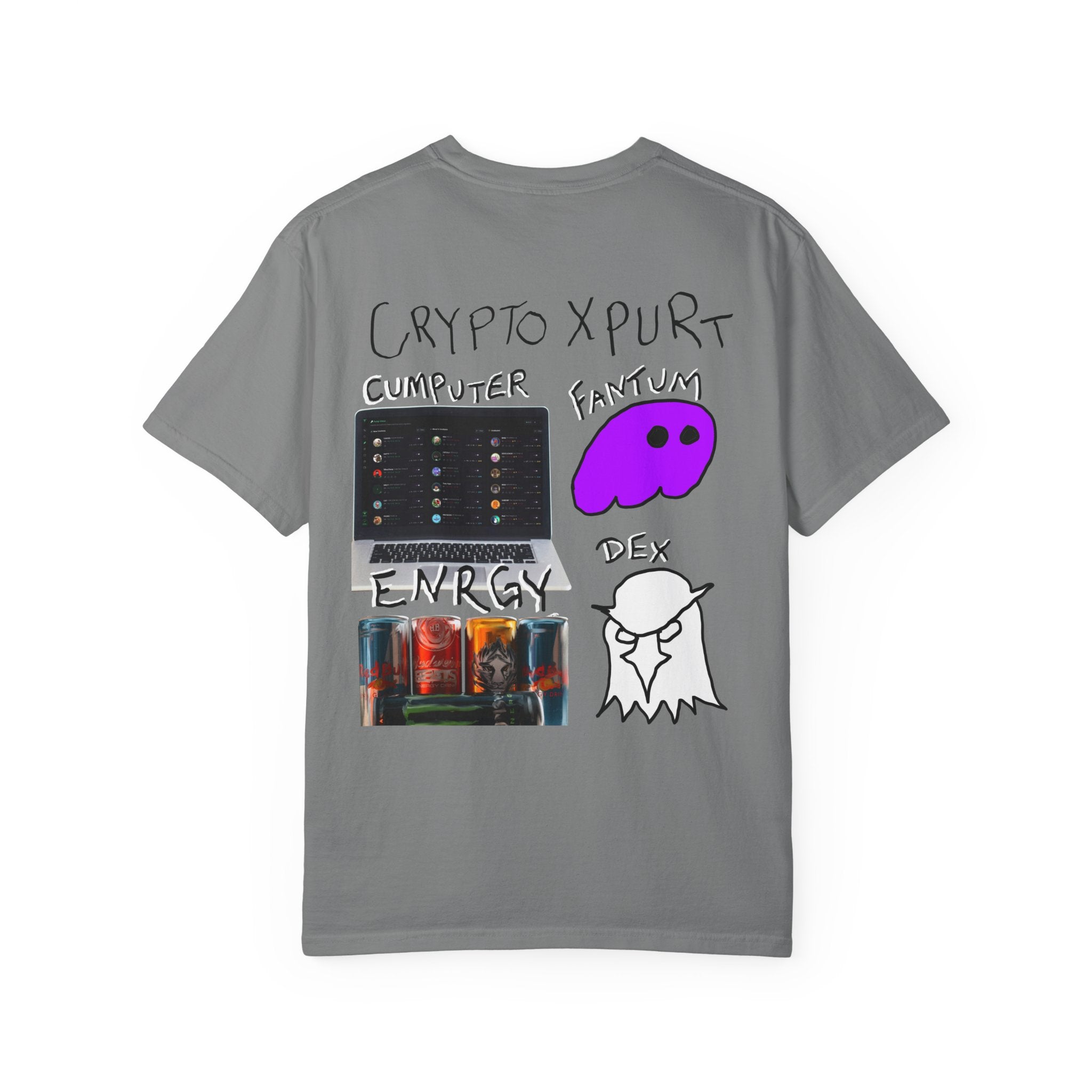 Crypto Meme T-Shirt — 'Meme Coin' Hand-Drawn Crypto Art Tee