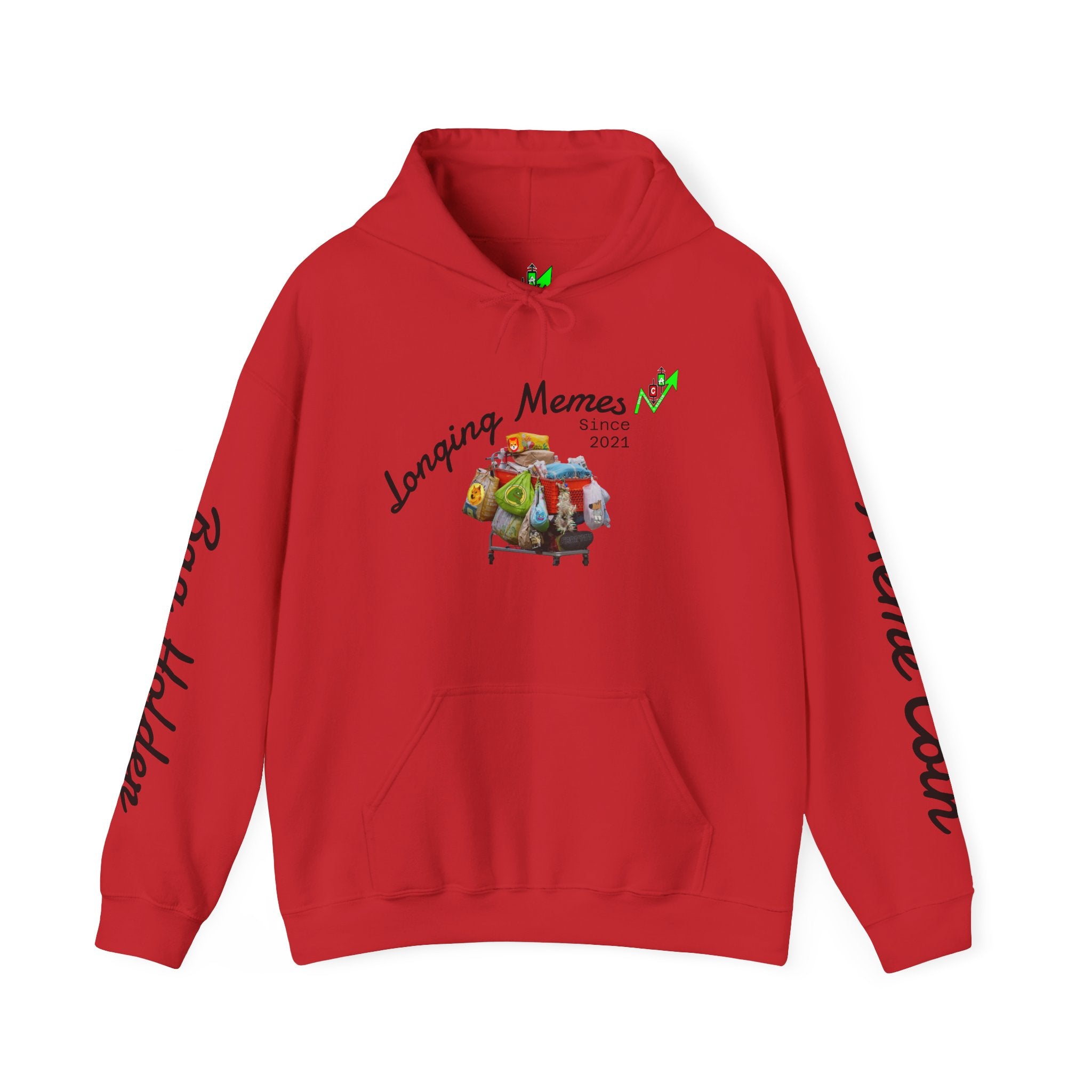 Bag Holders Meme Coin Crypto Hoodie — 'Crypt Apparel' Meme Coin Art