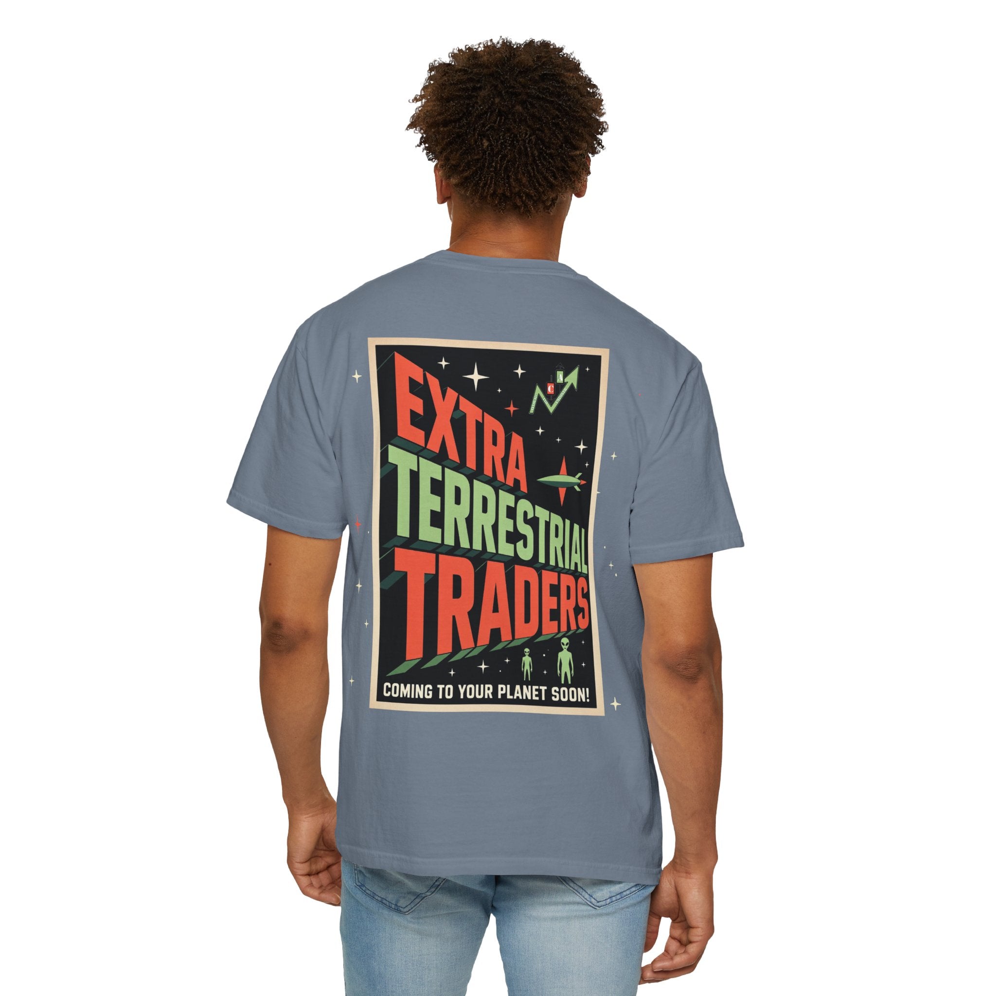 Extraterrestrial Traders Crypto T-Shirt — "We're Not Alone" Alien Graphic Tee