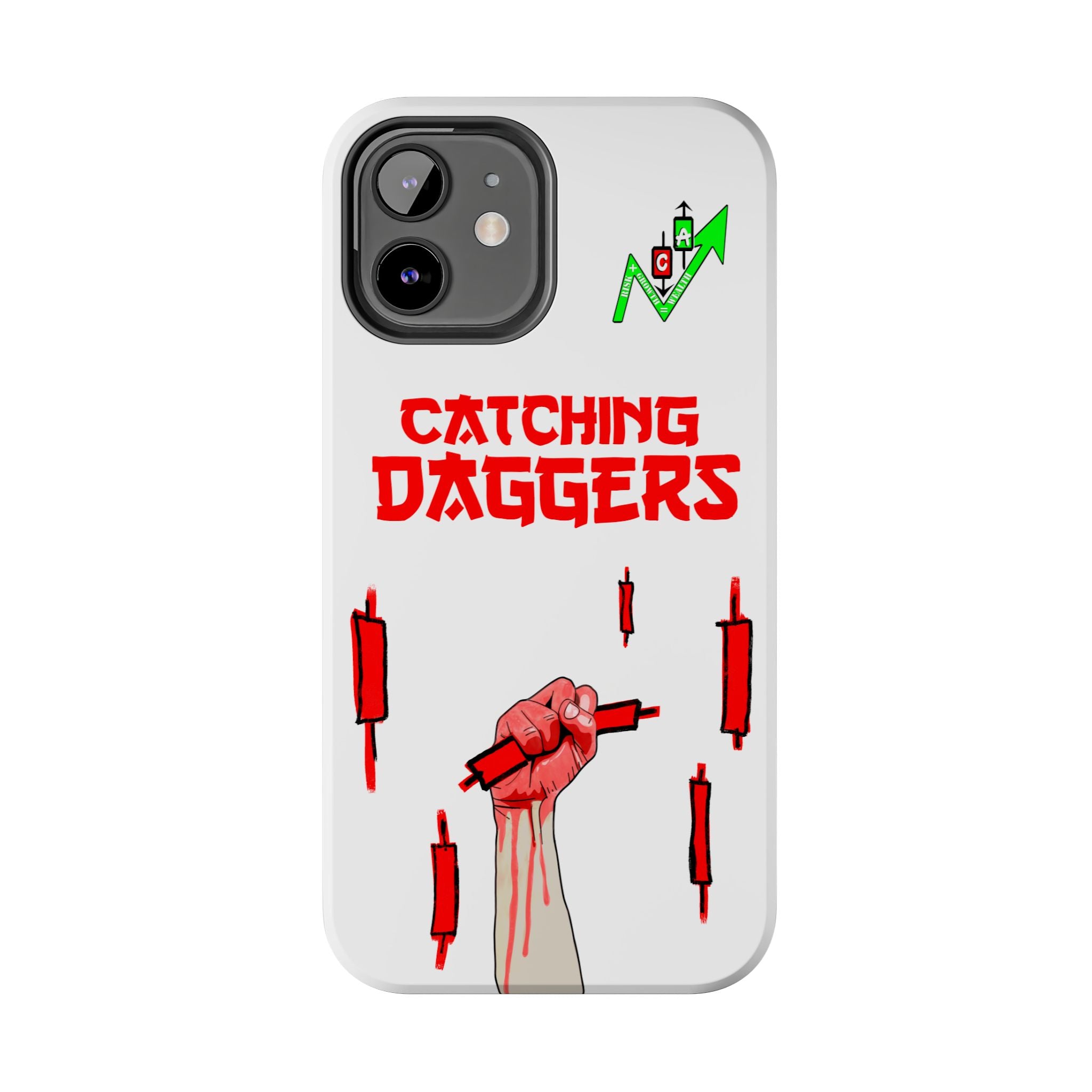 Catching Daggers Tough Phone Case — Crypt Apparel Graphic Protective Cover