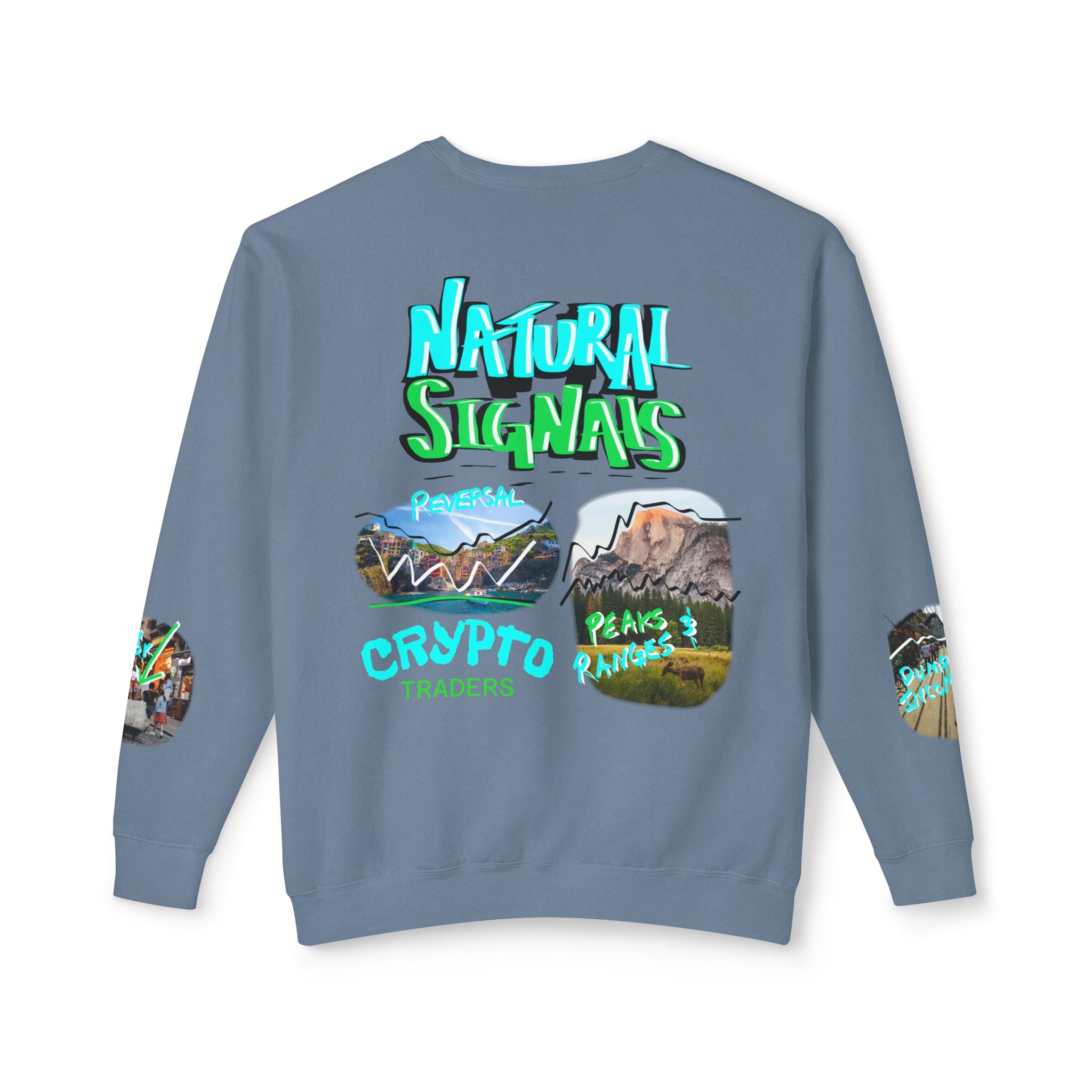 Natural Signals Crewneck Sweatshirt — Crypt Apparel Graphic Crewneck