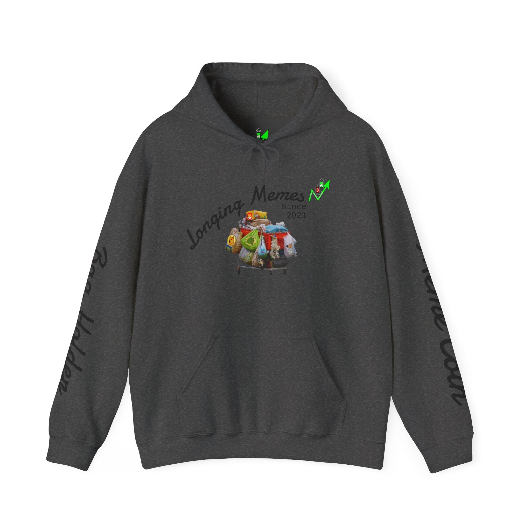 Bag Holders Meme Coin Crypto Hoodie — 'Crypt Apparel' Meme Coin Art