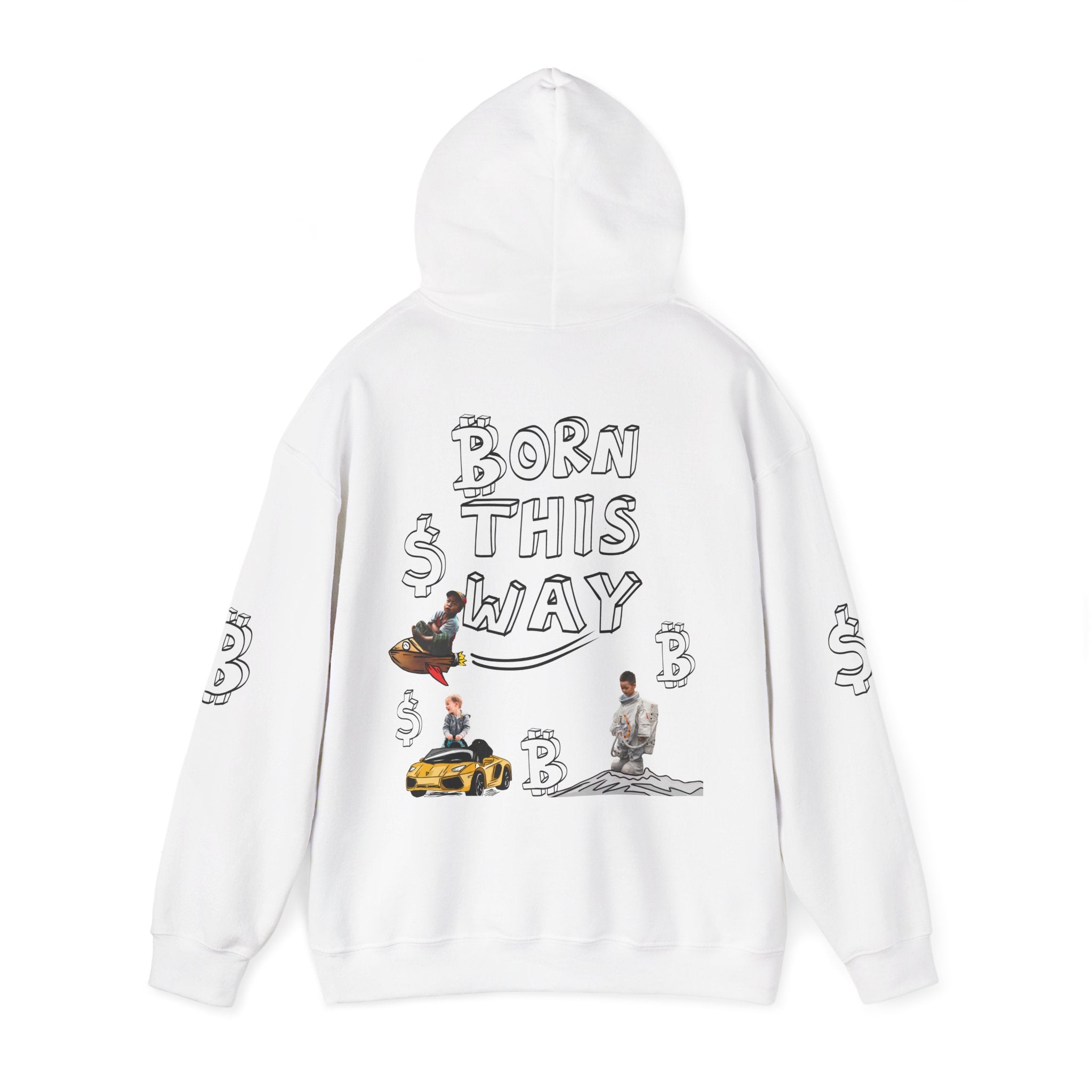 Born This Way Crypto hoodie | Crypt Apparel Bitcoin inspired sweatshirt