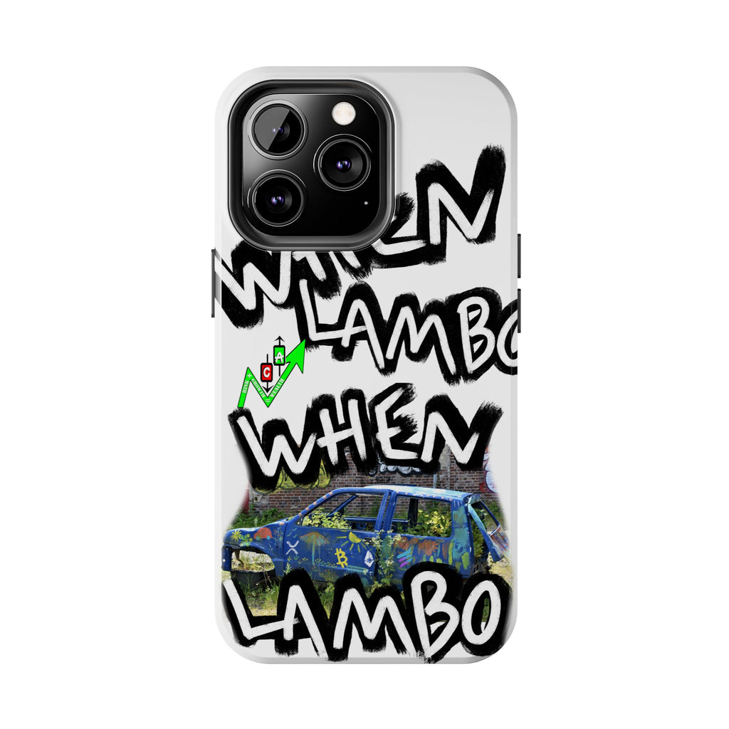 When Lambo Art Phone Case — Crypto Meme Tough Phone Case