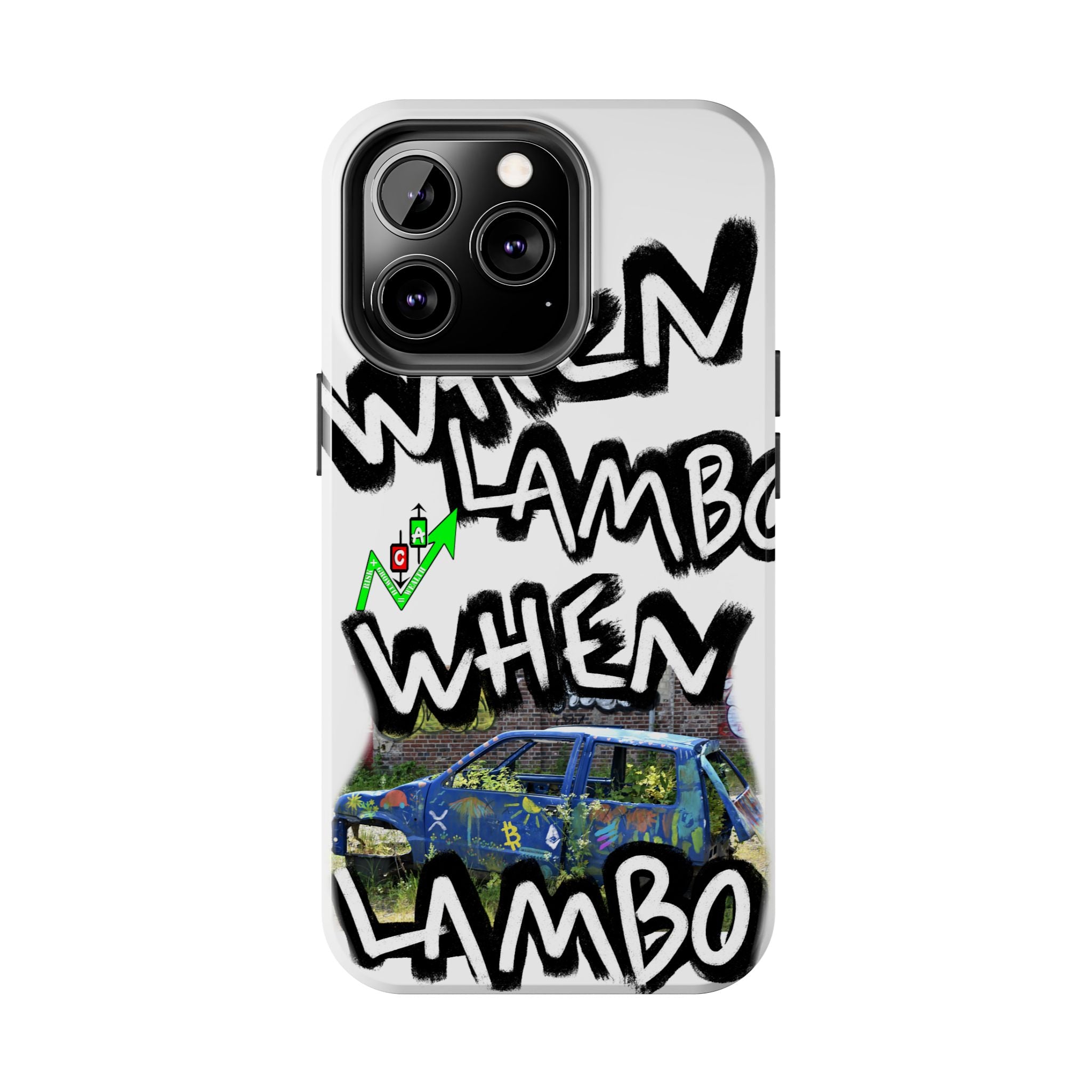 When Lambo Art Phone Case — Crypto Meme Tough Phone Case