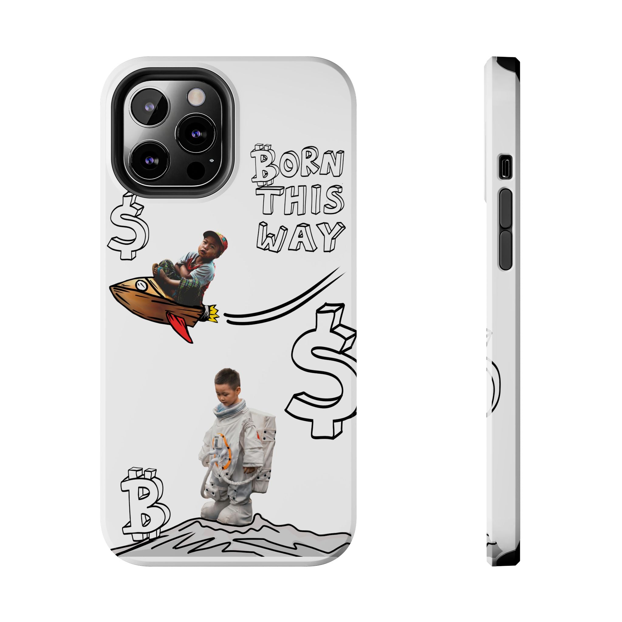 Born This Way Phone Case — "Crypt Apparel" Crypto Protective Case