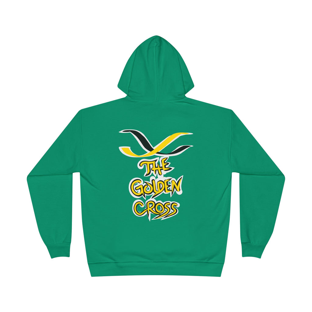 Golden Cross Bull Market Hoodie — 'Crypt Apparel' Crypto Trading Graphic Pullover