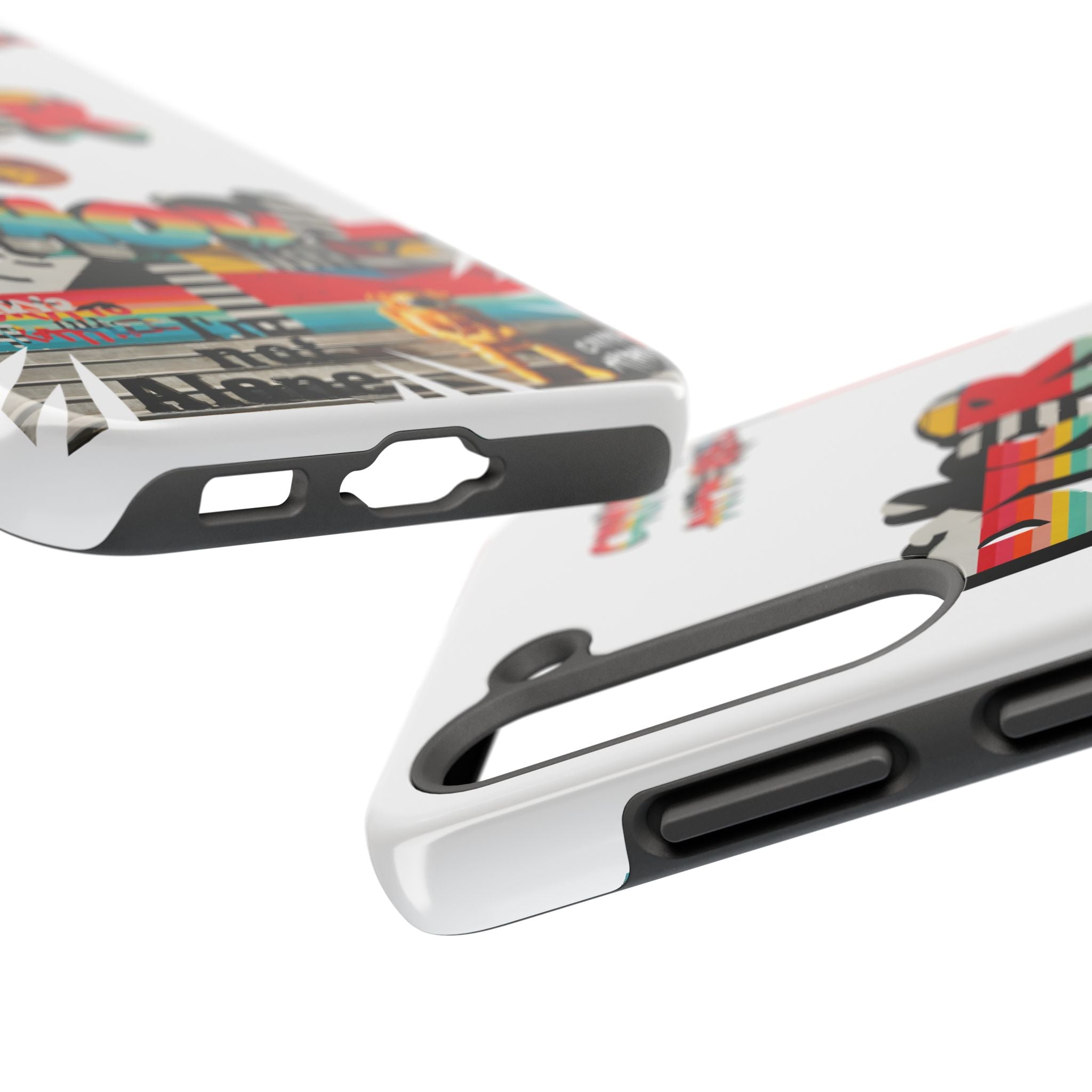 Urban Jungle Tough Phone Case — Crypt Apparel Collage Protective Cover