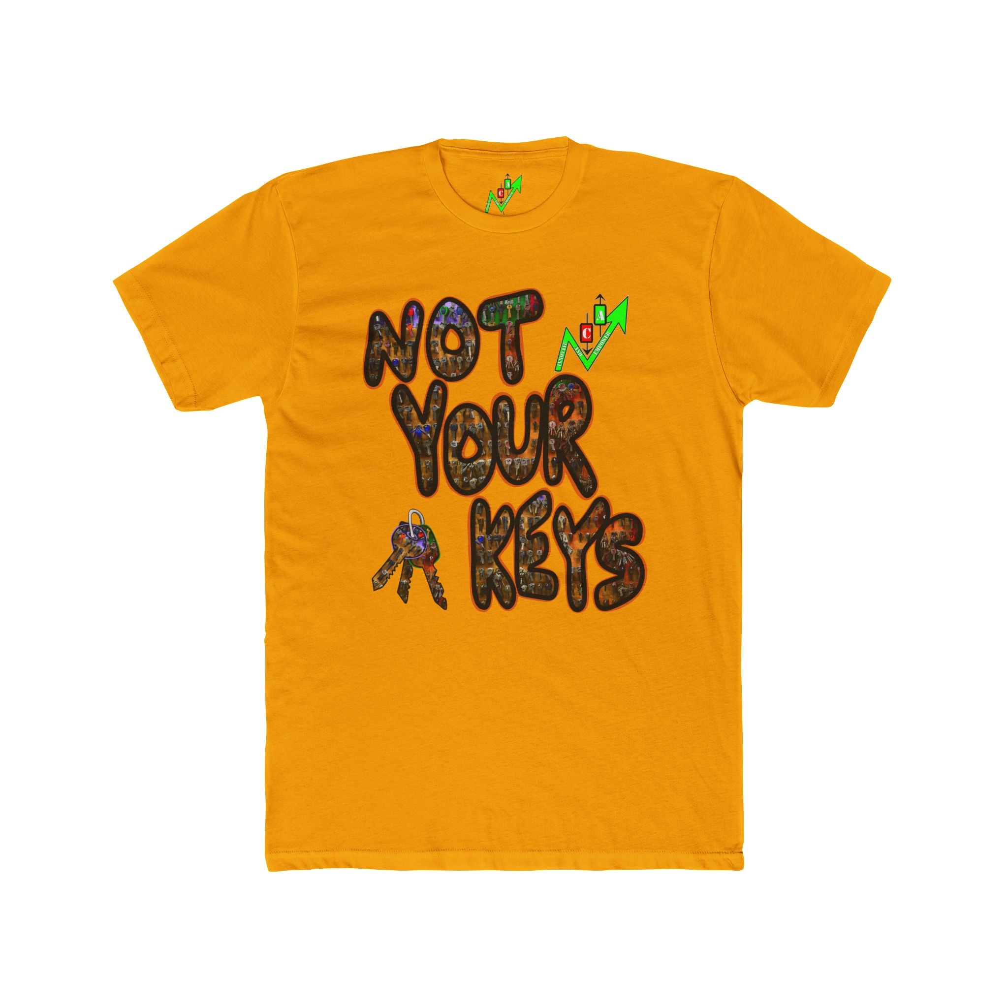 Not Your Keys Crypto Tee — "Not Your Coins" Crypt Apparel Privacy Shirt