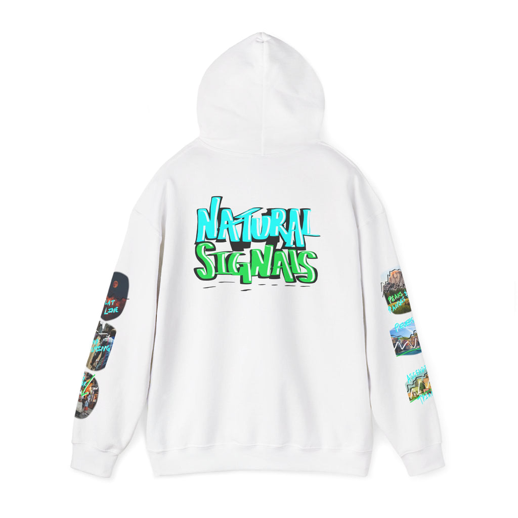Natural Signals Crypto Trading Hoodie — 'Crypt Apparel' Graffiti Logo & 'Natural Signals'