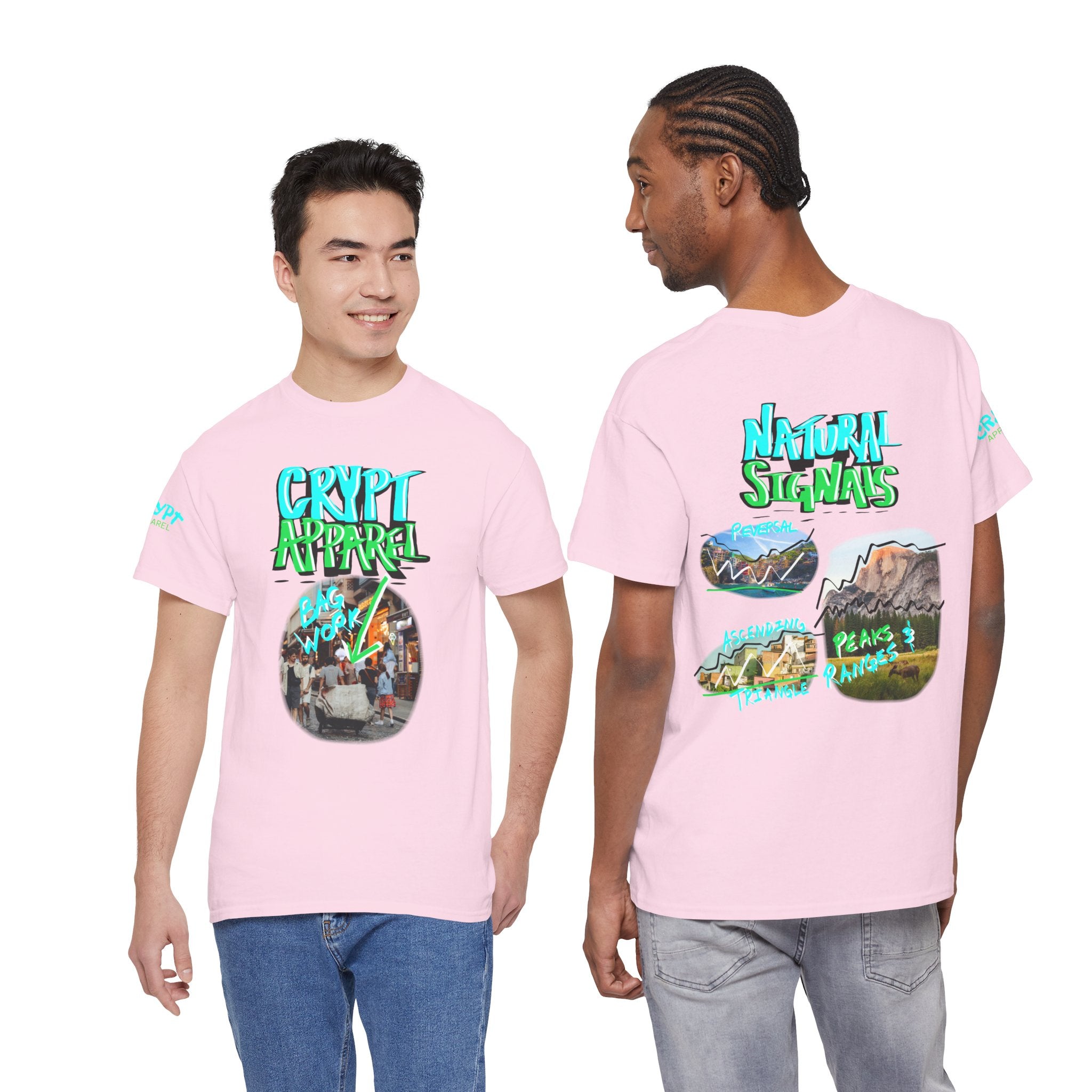 Natural Signals Graphic Tee — "Crypt Apparel" & "Nature Signals" Streetwear T‑Shirt