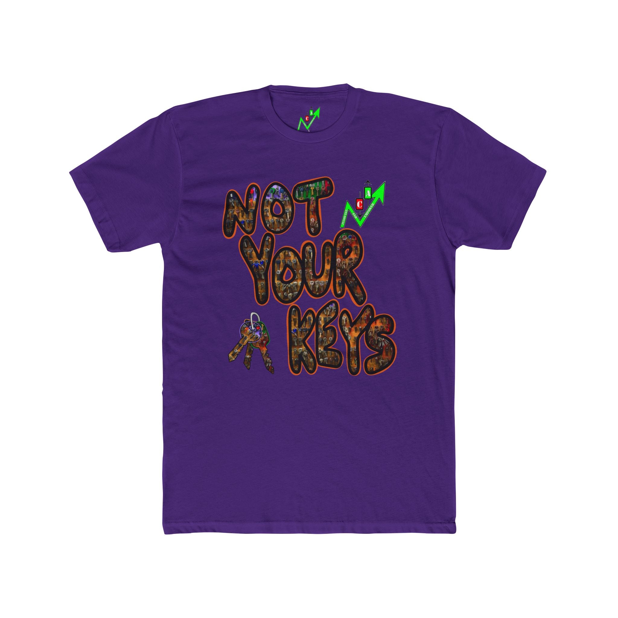 Not Your Keys Crypto Tee — "Not Your Coins" Crypt Apparel Privacy Shirt