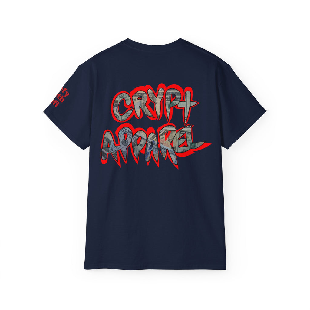 Defy With DeFi Crypto Inspired Tee | Crypt Apparel Graphic T Shirt