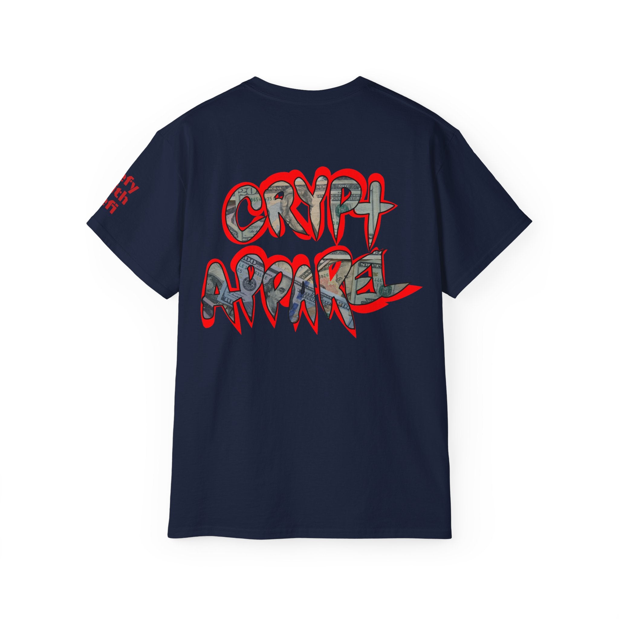 Defy With DeFi Crypto Inspired Tee | Crypt Apparel Graphic T Shirt