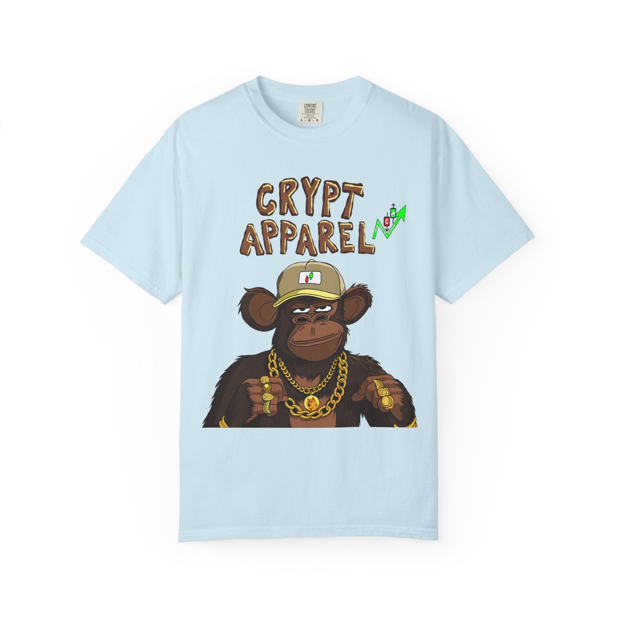 'Low Cap Ape' Graphic T-Shirt — Crypt Apparel Crypto Streetwear