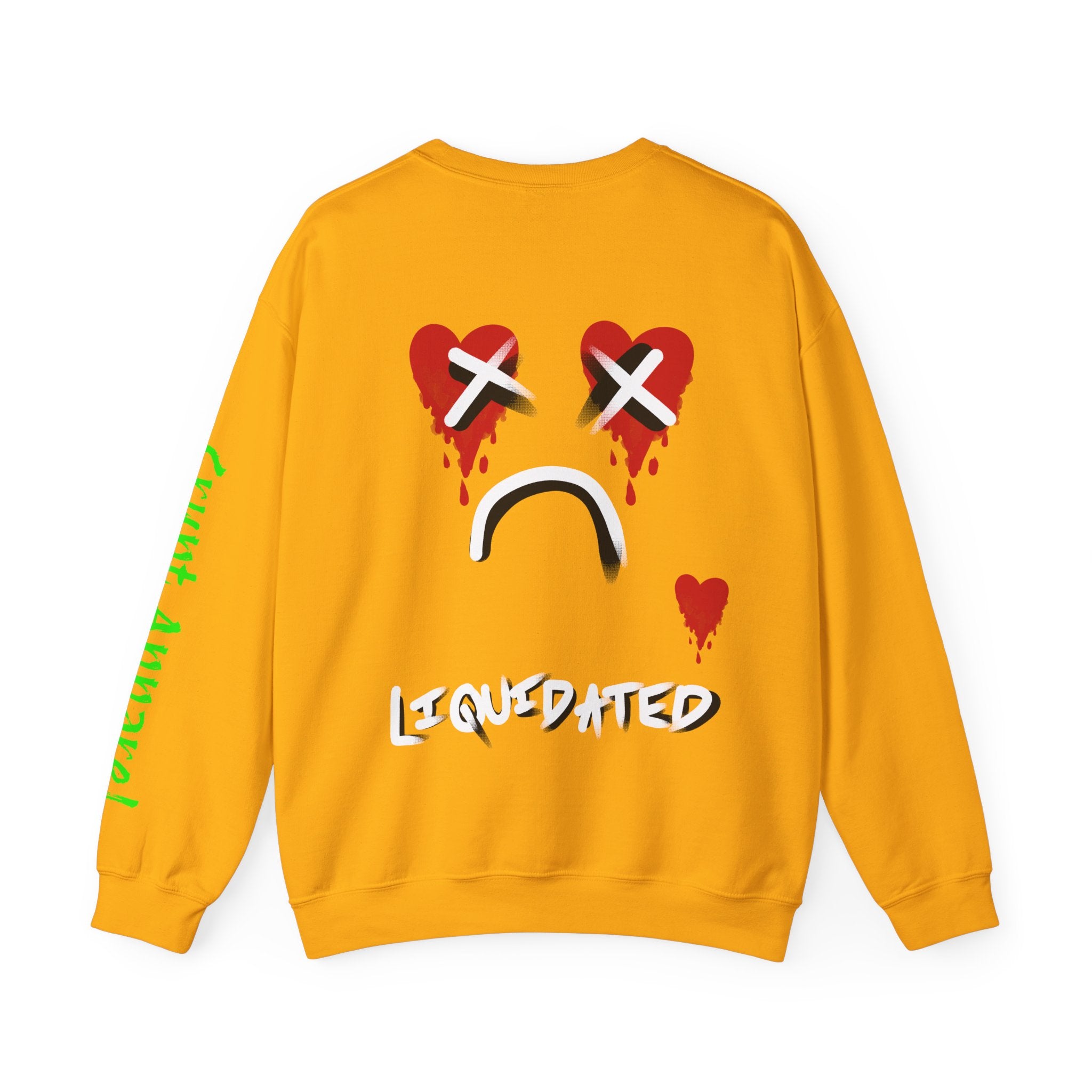 Crypto Rekt Portfolio Crewneck Sweatshirt | Crypt Apparel Streetwear Graphic