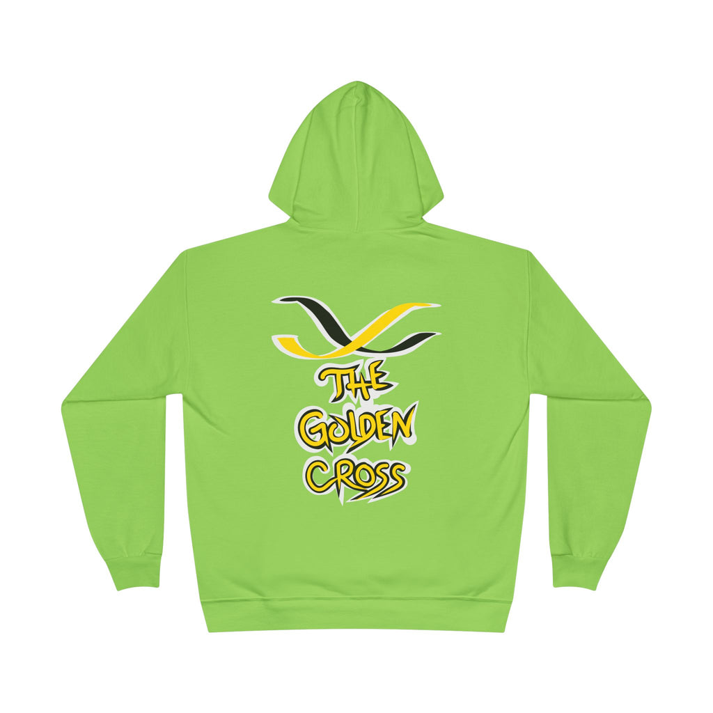 Golden Cross Bull Market Hoodie — 'Crypt Apparel' Crypto Trading Graphic Pullover