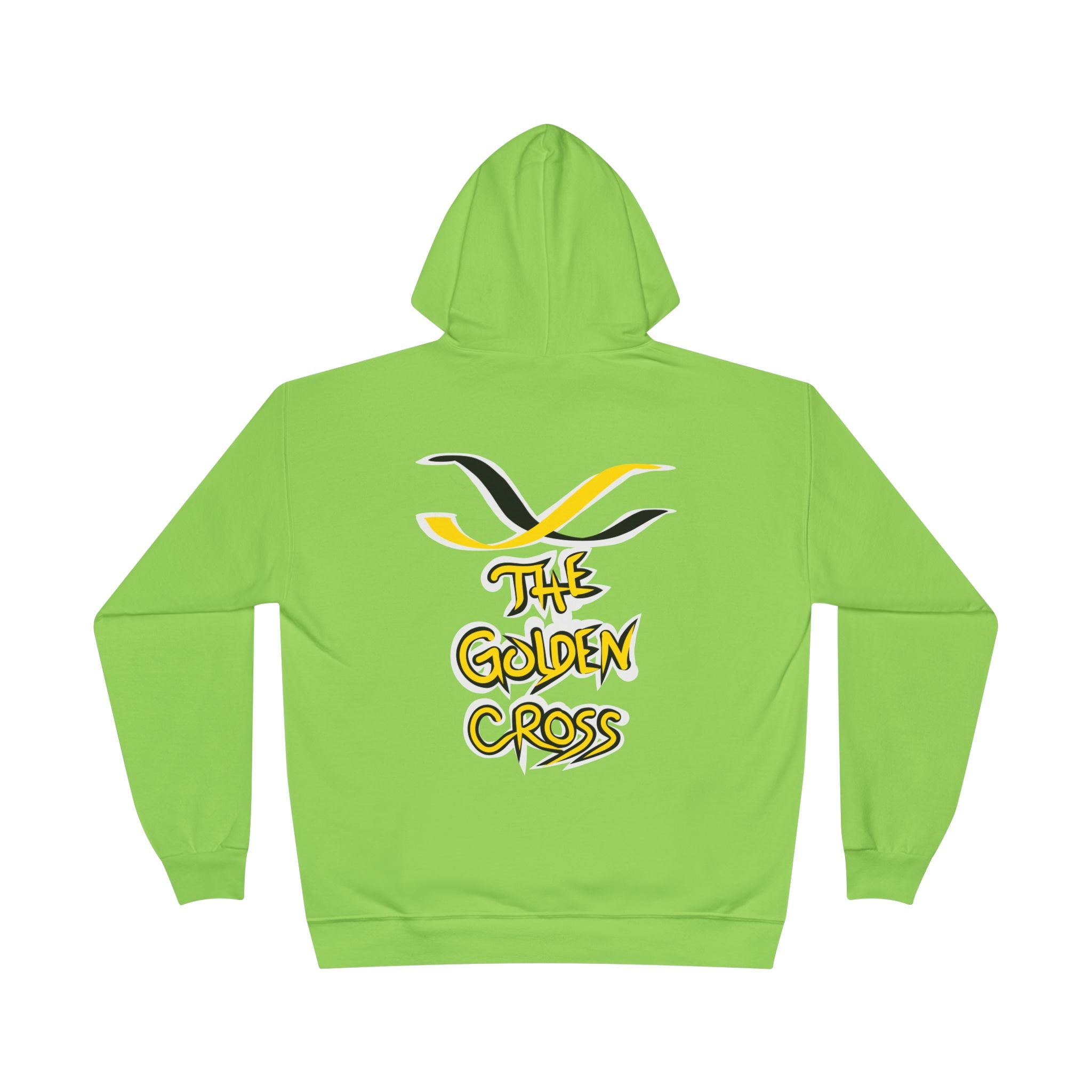 Golden Cross Bull Market Hoodie — 'Crypt Apparel' Crypto Trading Graphic Pullover
