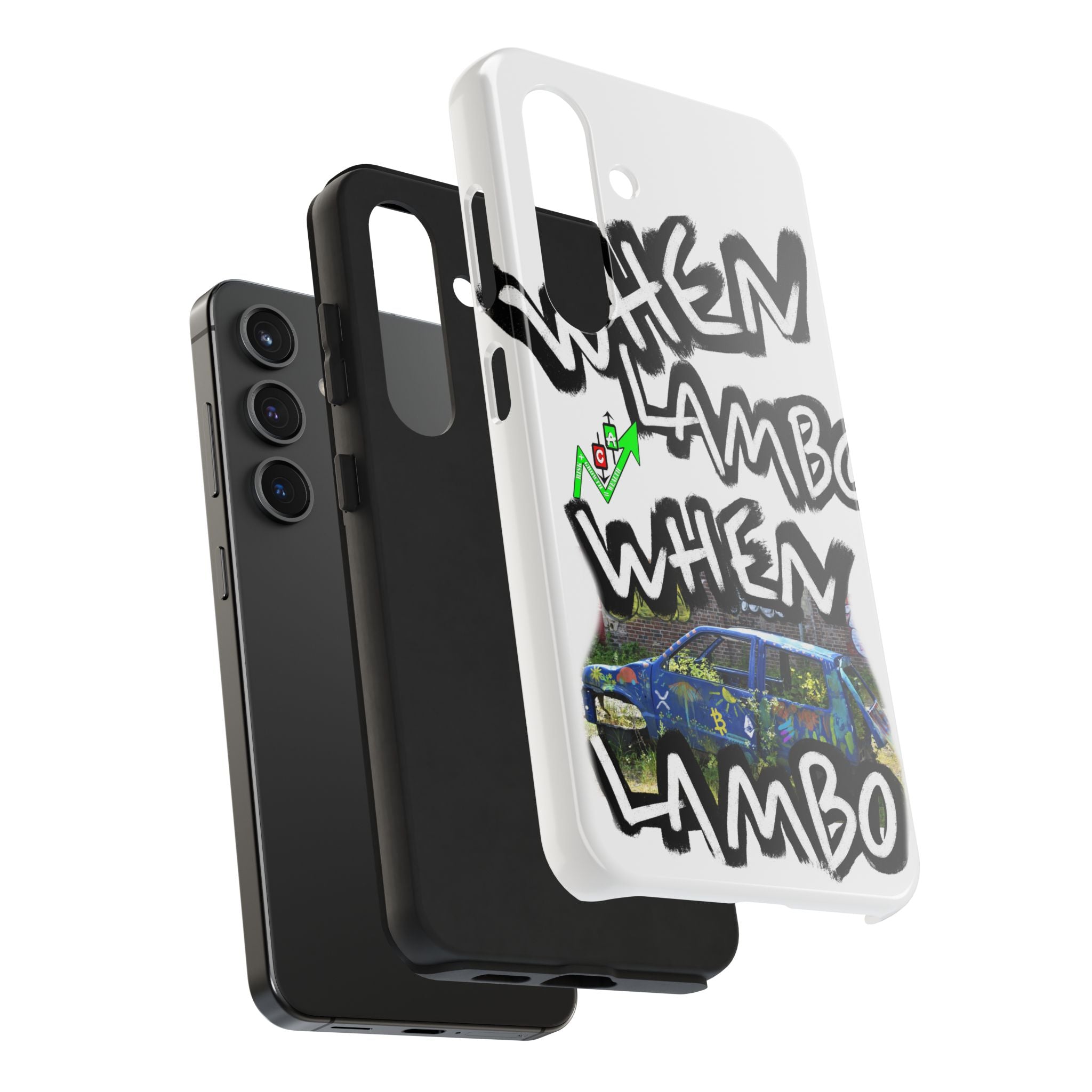 When Lambo Art Phone Case — Crypto Meme Tough Phone Case