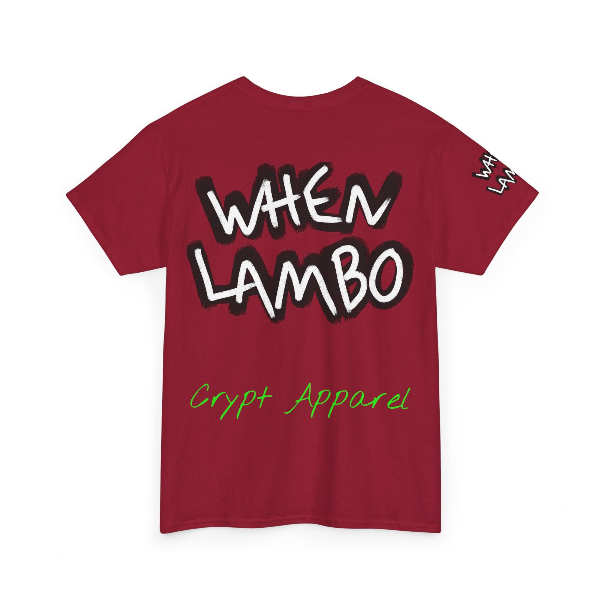 When Lambo Bitcoin inspired Crypto Graphic Tee | Crypt Apparel Car Streetwear