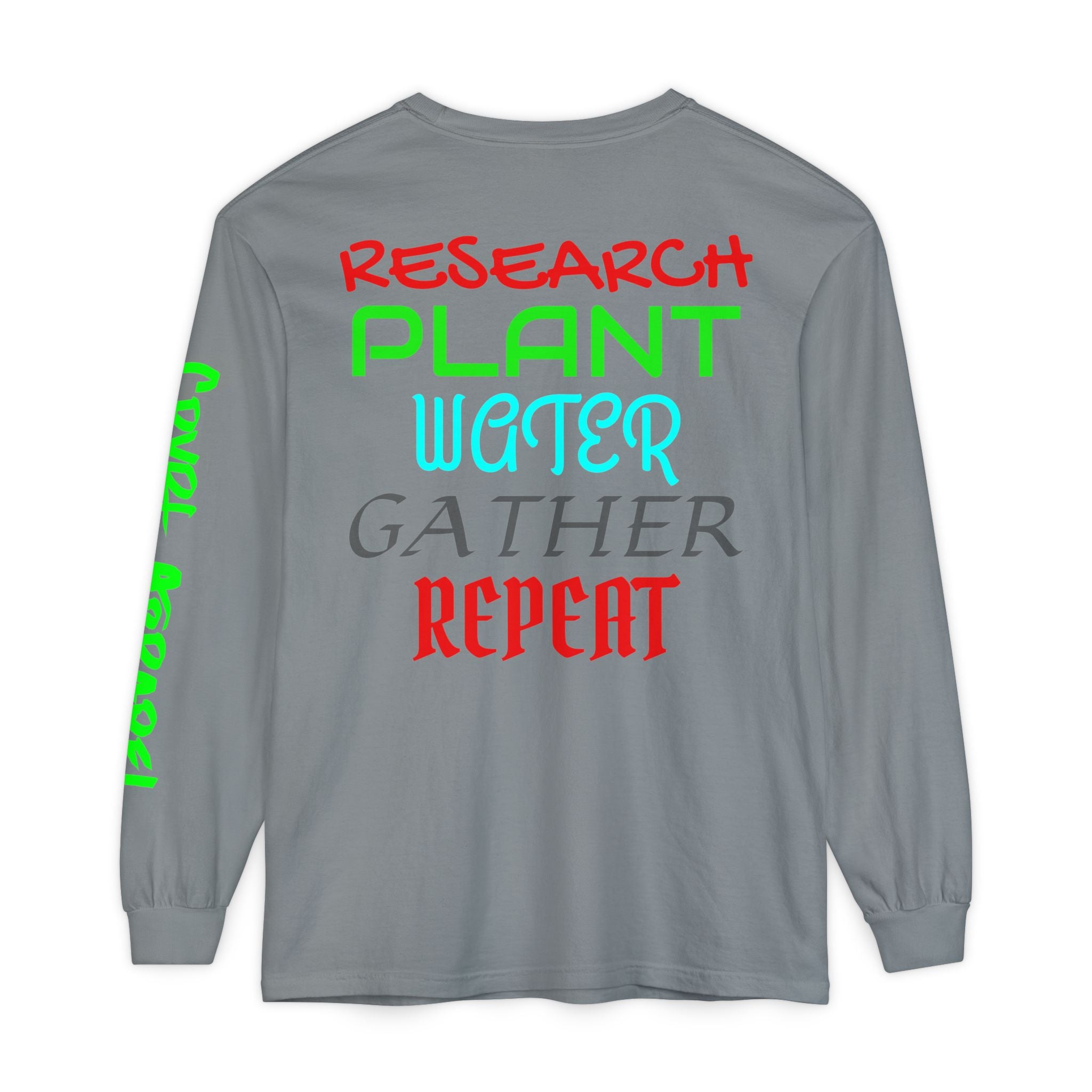 Growing Candles Long Sleeve Tee — "Crypt Apparel" Nurturing Growth