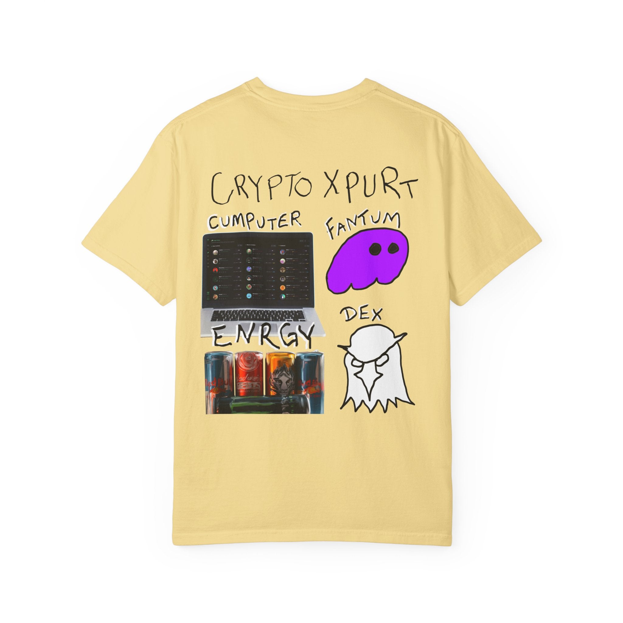 Crypto Meme T-Shirt — 'Meme Coin' Hand-Drawn Crypto Art Tee