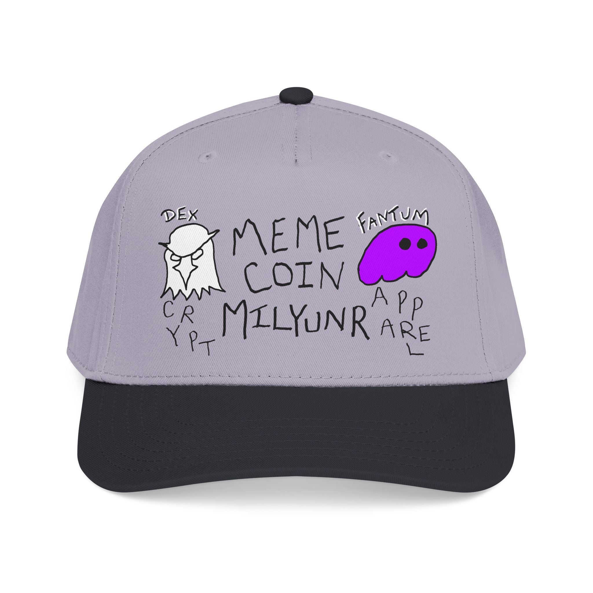 Meme Coin Millionaire Baseball Cap — Crypto Art Snapback