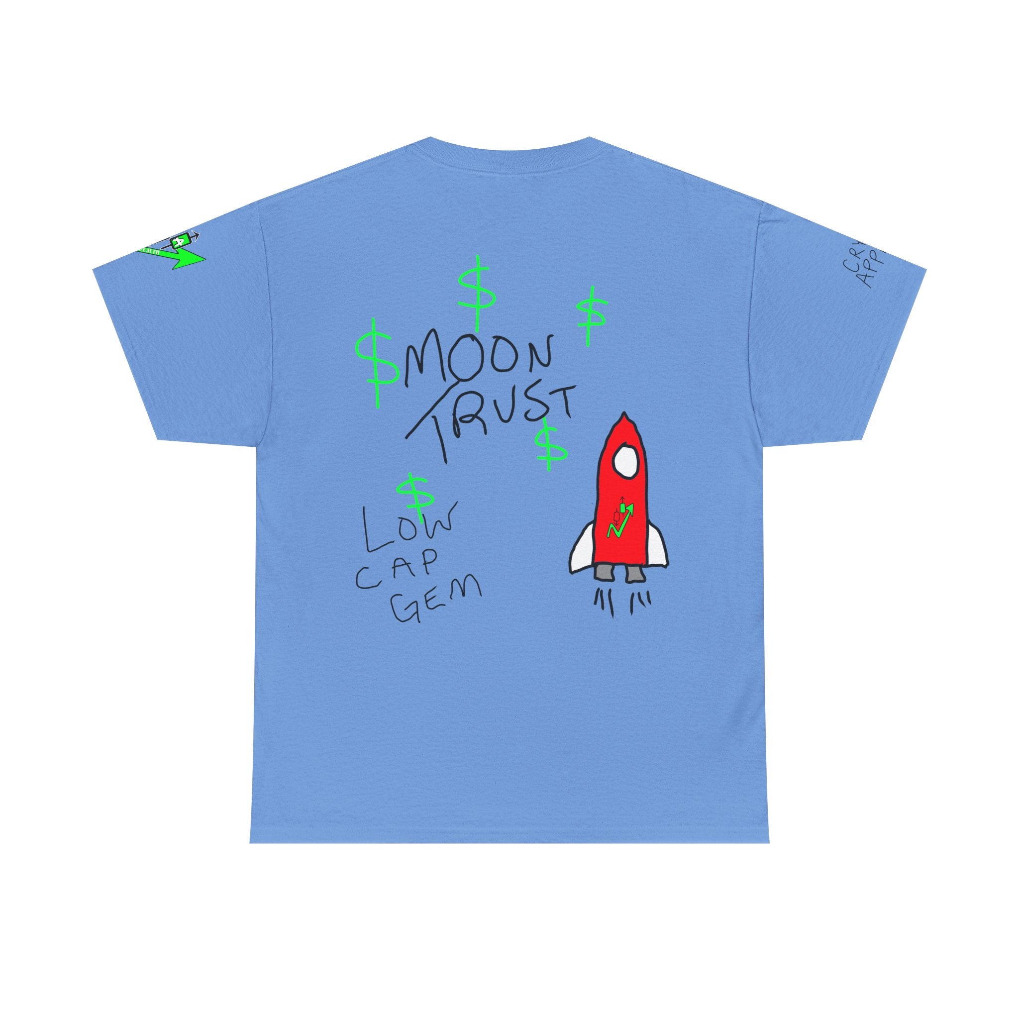 Crypto on Clarence Tee — "Crypt Apparel" / "crypto illiterate" Graphic Shirt