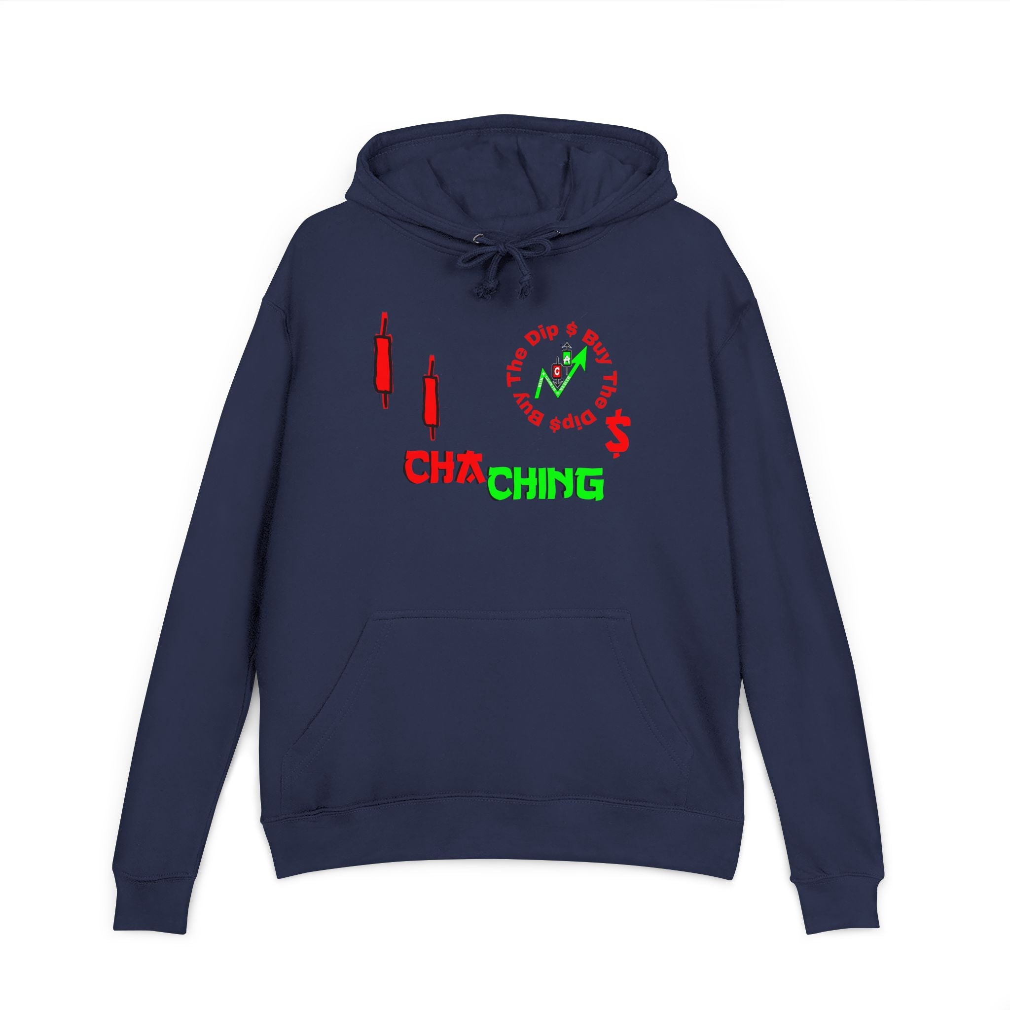 'Catching Daggers' Hoodie Crypto Trading Graphic Streetwear Hoodie Crypt Apparel