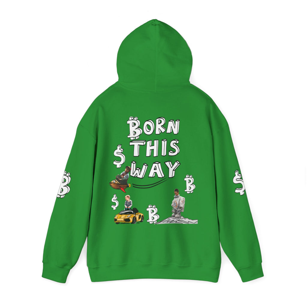 Born This Way Crypto hoodie | Crypt Apparel Bitcoin inspired sweatshirt