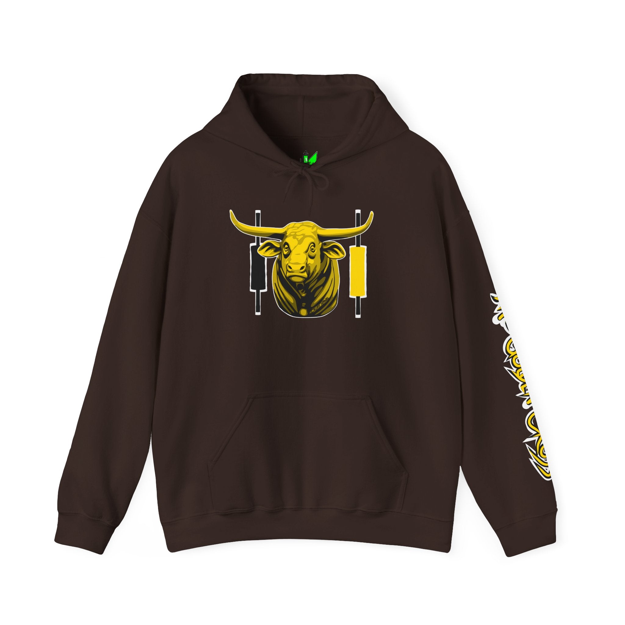 Golden Cross Bull Market Hoodie — Crypto Apparel 'The Golden Cross' Streetwear Hoodie