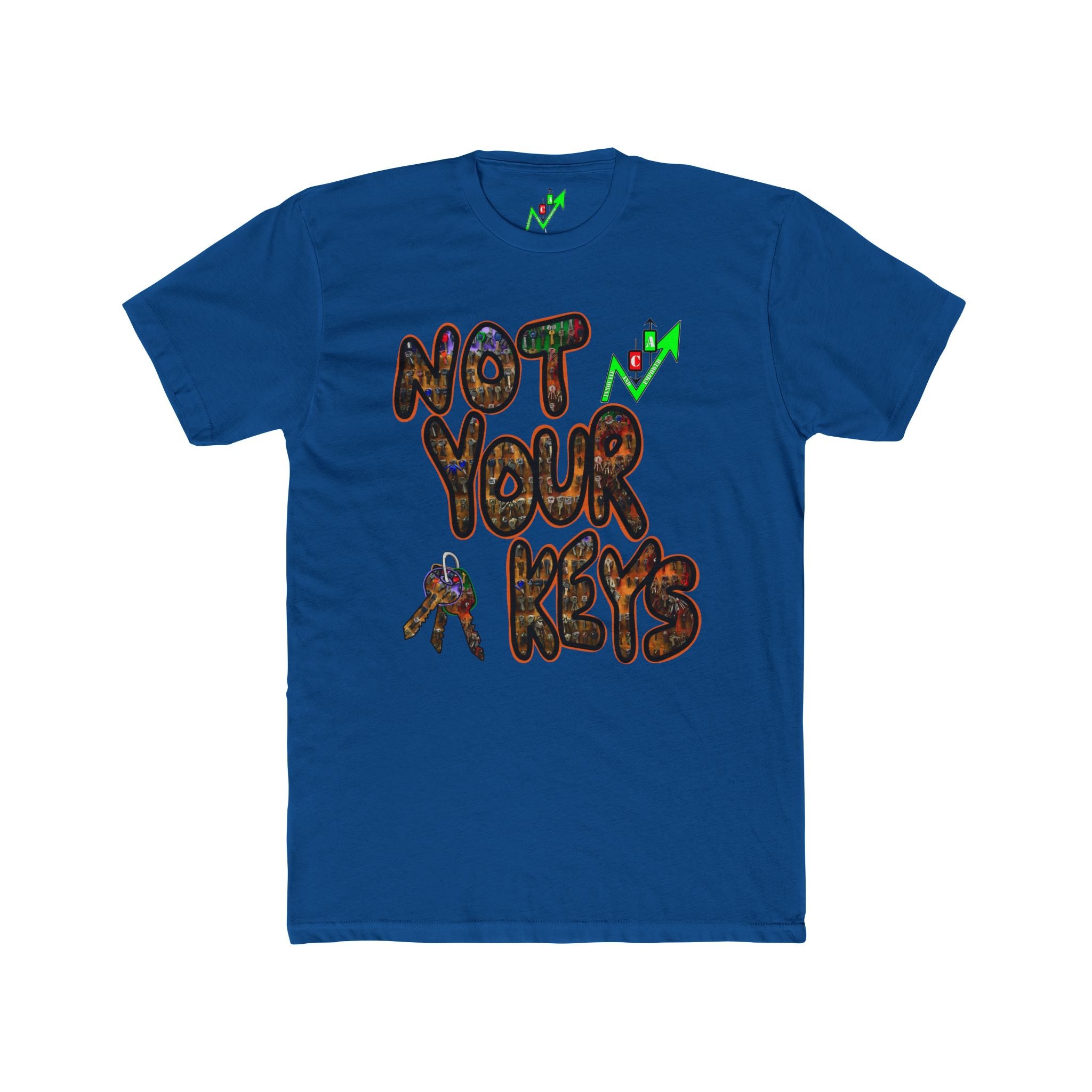 Not Your Keys Crypto Tee — "Not Your Coins" Crypt Apparel Privacy Shirt