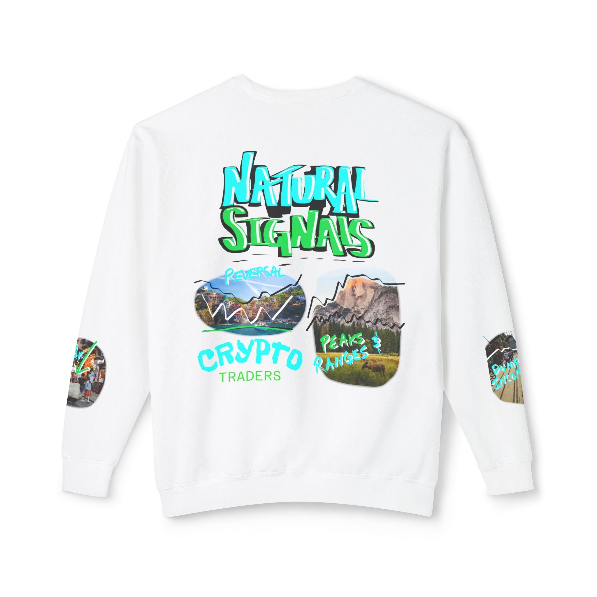 Natural Signals Crewneck Sweatshirt — Crypt Apparel Graphic Crewneck