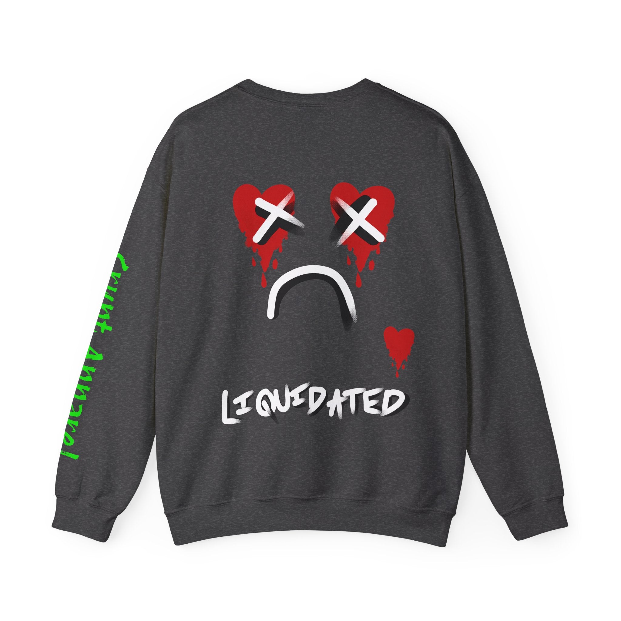Crypto Rekt Portfolio Crewneck Sweatshirt | Crypt Apparel Streetwear Graphic