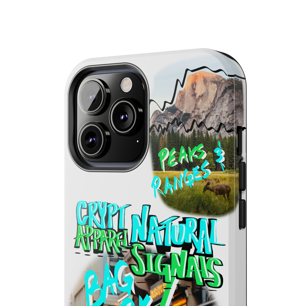 Natural Signals Tough Phone Case — Crypt Apparel Street Collage Design