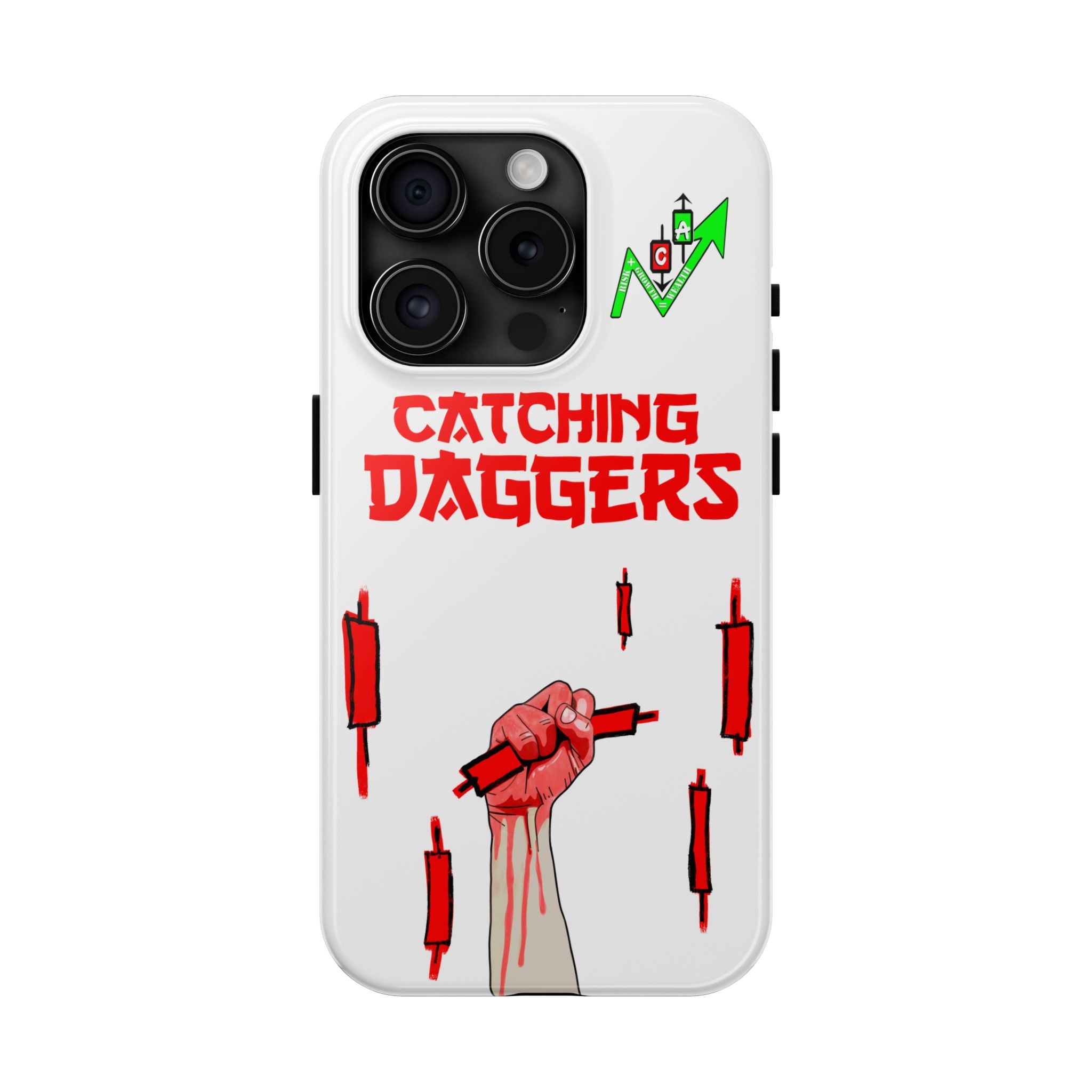 Catching Daggers Tough Phone Case — Crypt Apparel Graphic Protective Cover