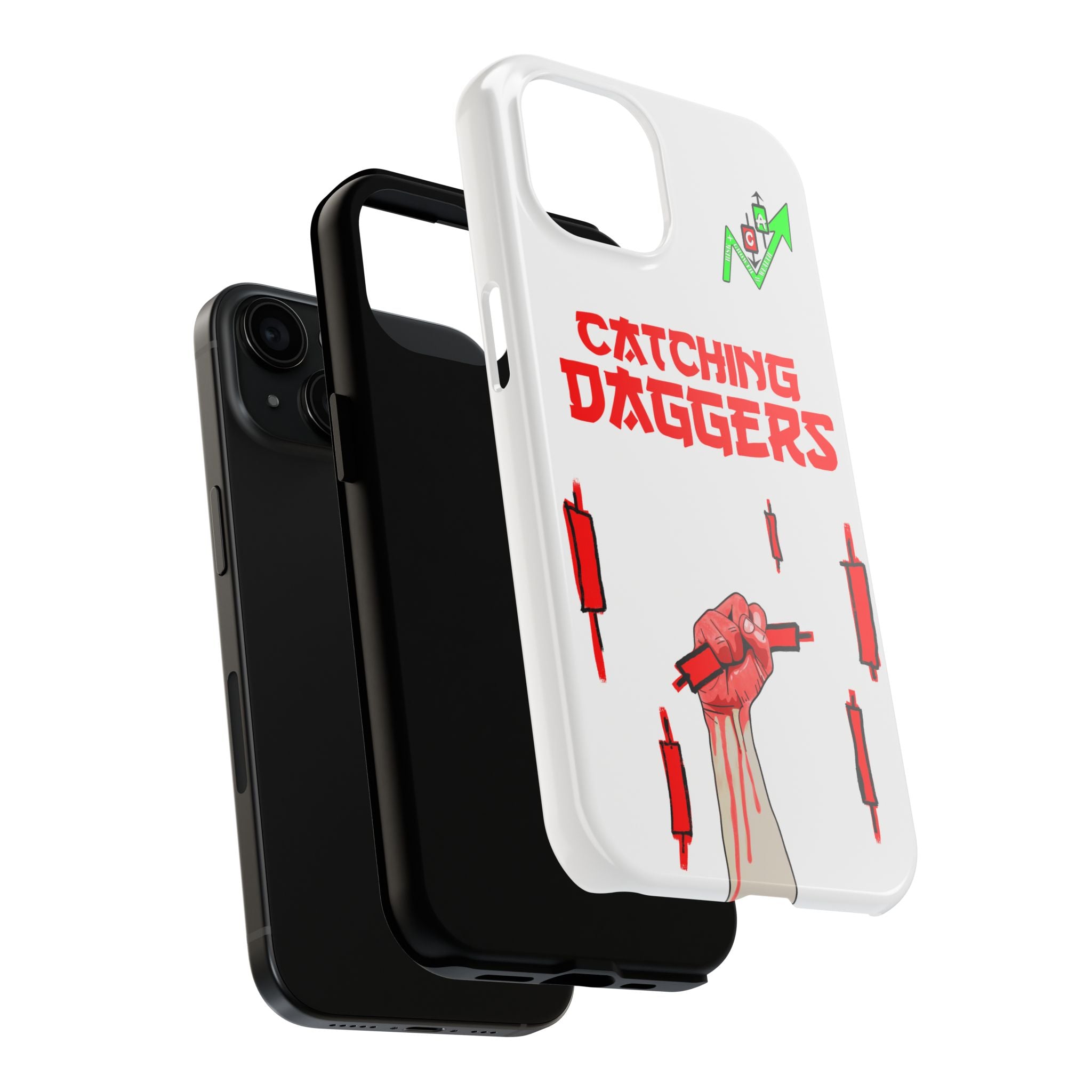 Catching Daggers Tough Phone Case — Crypt Apparel Graphic Protective Cover