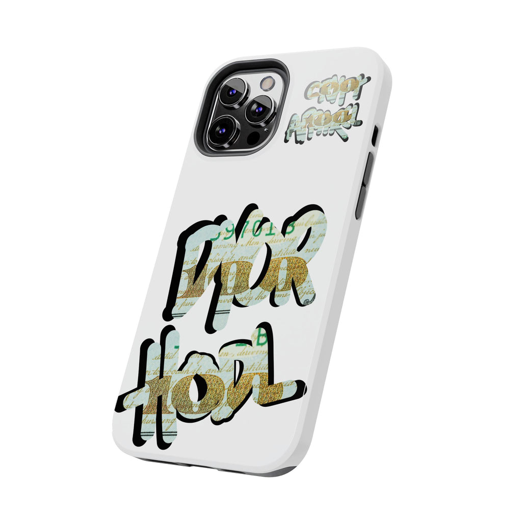 Tough Phone Case — Vintage Money Graffiti "Paper Hodl" Design